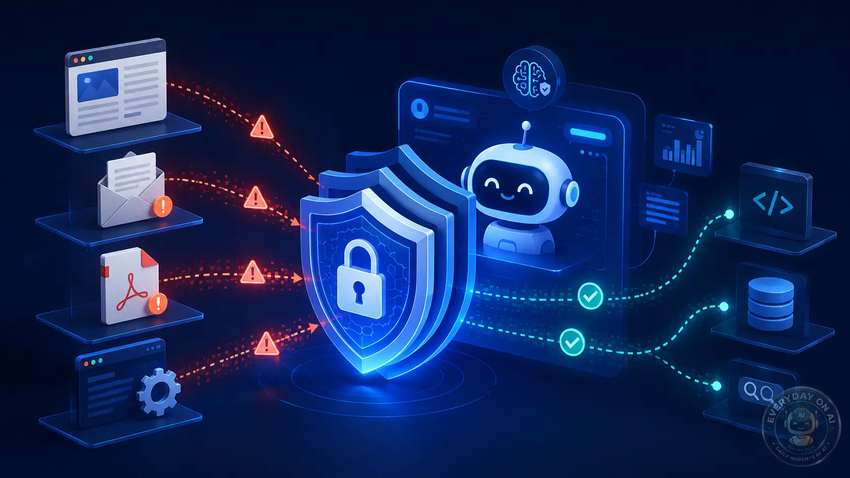 Prompt injection becomes dangerous when an LLM treats untrusted content as instructions - especially inside RAG pipelines, AI agents, browser assistants, and workflow automation tools.